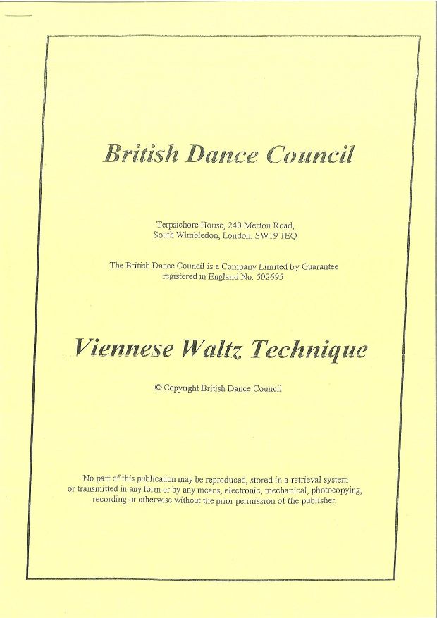 VIENNESE WALTZ SCRIPT