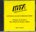 GENERAL DANCE PROGRAMME - ALL GRADES & ABILITIES CD.