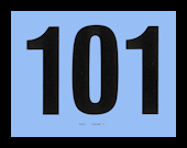 NUMBER CARDS 101-200 BLUE