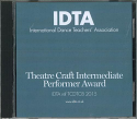 THEATRE CRAFT INTERMEDIATE PERFORMER AWARD