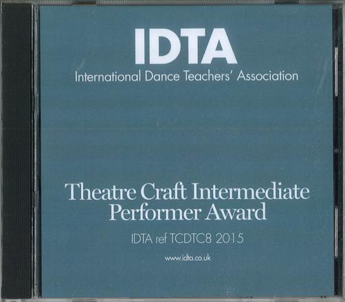 THEATRE CRAFT INTERMEDIATE PERFORMER AWARD - DIGITAL DOWNLOAD