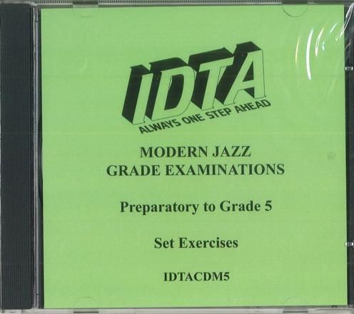 MODERN JAZZ EXERCISES (PREPARATORY - GRADE 5) EXAMINATION CD.