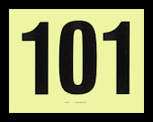NUMBER CARDS 101-200 YELLOW