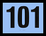 NUMBER CARDS 101-200 BLUE