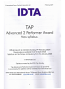 TAP ADVANCED 2 PERFORMER AWARD